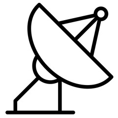 satellite dish antenna icon
