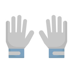 Sport Gloves Vector icon which can easily modify or edit