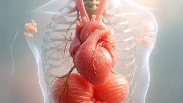 Human body regeneration with heart and organs growth