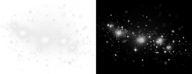 Obraz premium Galaxy PNG transparent background stars space overlay for digital designs.