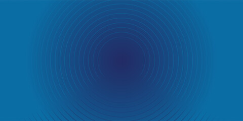 Dark blue abstract vector background with bright and elegant glowing circle lines stacked line circle modern good neutral simple