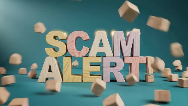 Scam Alert - Warning about fraudulent activities and online deception.