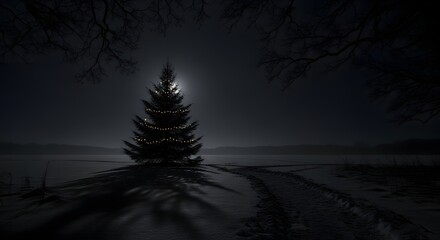 Fototapeta premium Christmas Illustration – Cute Festive Holiday Artwork Featuring Santa, Winter Elements, Snowy Decor, Seasonal Characters, and Cozy Xmas Design Assets