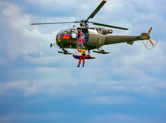 Helicopter rescue mission