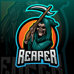 Grim reaper  esport mascot logo design