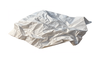 crumpled paper ball isolated, crumpled paper isolated on white