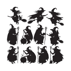 Witch Silhouettes