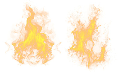 Background of flames blazing from below