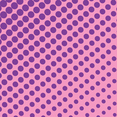  Abstract purple and pink colour monochrome halftone pattern. Comic background. Dotted backdrop with circles, dots, point