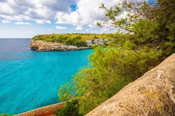 Obraz premium Path to the beach Cala Romantica Summer 