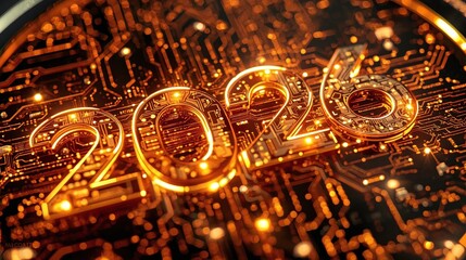 Golden number 2026 is fiery and brilliant, in the form of electronic circuits and holographic networks.
