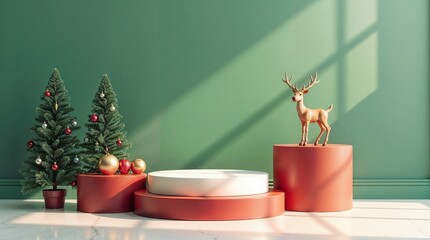 christmas decoration with candle