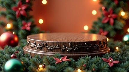 christmas tree and candle