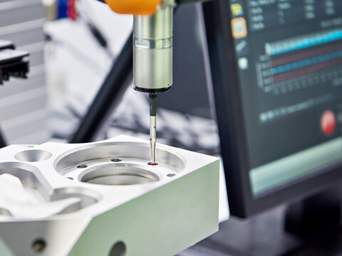 Coordinate measuring industrial unit