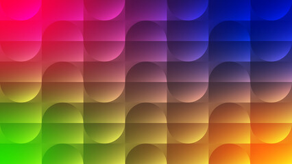 abstract colorful wave geometric pattern background bright gradient