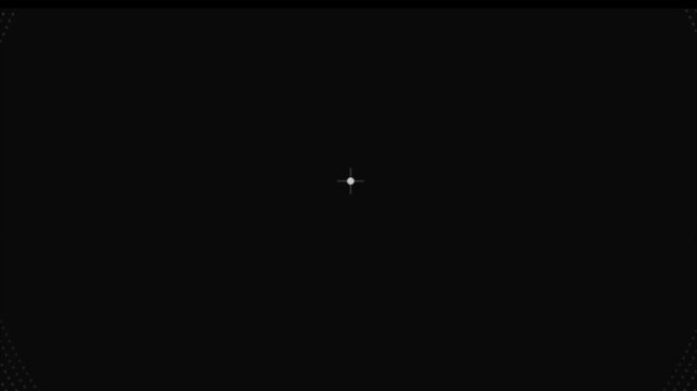 White Digital Radar Wave Animation, Expanding Dotted Concentric Circles, Sonar Ping Signal Loop, Abstract Radio Broadcast Ripple, High Tech Scan Interface Overlay