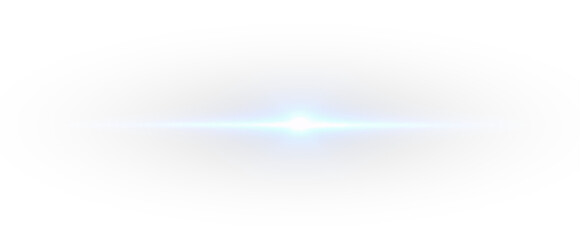 PNG Blue Light Flare Overlay with Sparkle Effect on transparent background