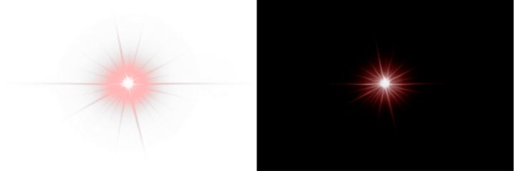 Red Light PNG with Transparent Background Overlay
