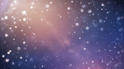 Obraz premium Abstract bokeh lights and dust particles in a dreamy cosmic nebula background
