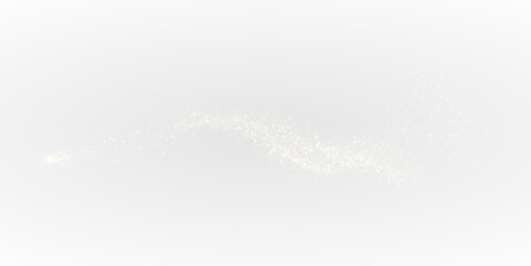 PNG Overlay of Gold Dust with Dynamic Spark Effect on transparent background