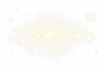 Shimmering dust and sparkle PNG Overlay on transparent background, adding soft festive magic and gentle glowing accents for decorative designs. Effect for creative scenes.