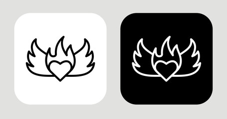 Driven Soul Icon In Black and White Line Style