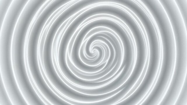 Futuristic radio station beacon, white glowing spiral waves radiating outward in rhythmic