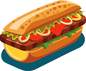 fast food Cheesesteak Sandwich