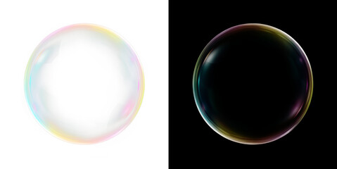 This is a delightful soap bubble PNG overlay featuring colorful frame.