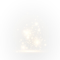 Shimmering dust and sparkle PNG Overlay on transparent background, adding soft festive magic and gentle glowing accents for decorative designs. Effect for creative scenes.