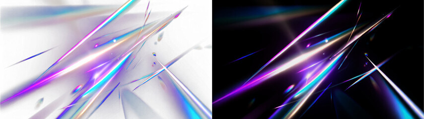 Bright optical reflections, PNG overlay for product and jewelry with