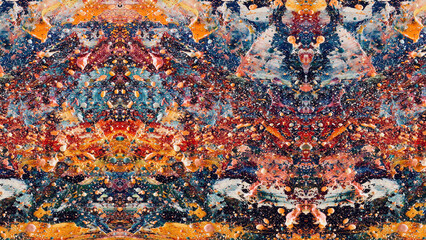 Abstract art background . Hand painting artwork on canvas .