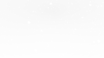 Snowfall PNG Overlay with Transparent Background