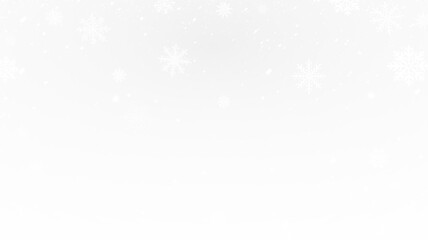 PNG Snowflake Overlay with White Snow on Transparent Background