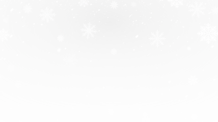 PNG Snowflake Overlay with White Snow on Transparent Background