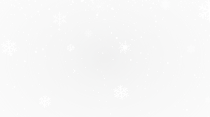 Snowflakes PNG Overlay with Transparent Background