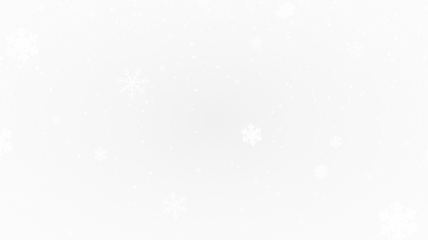 White Snowflake PNG Overlay for Winter Design on transparent background