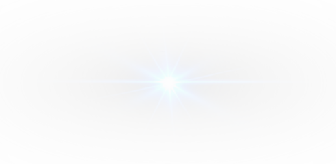 Radiant White PNG with Isolated Light Burst Overlay on transparent background