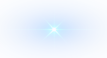 Blue Starburst PNG with Transparent Background for Overlay