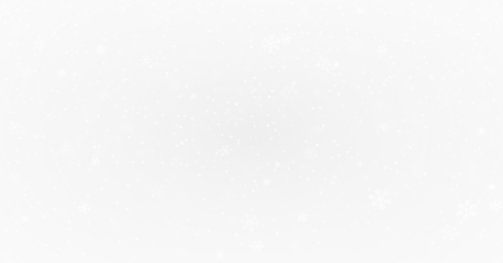 Winter Snowflakes PNG Overlay for Seasonal Design on transparent background