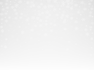 White Snowflakes PNG Overlay with Transparent Background