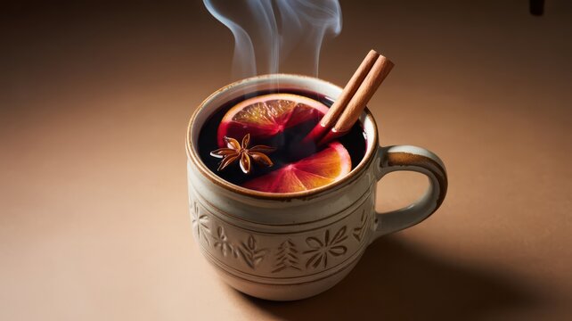 cup of tea with cinnamon