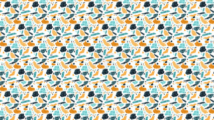 Organic flat Colorful terrazzo pattern