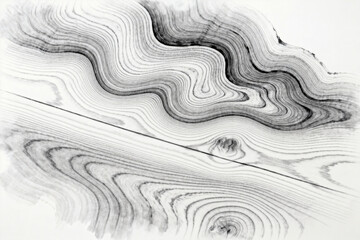 Abstract Wavy Texture, Monochrome Design, Artistic Pattern, Flowing Lines, Graphic Artwork
