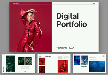 Digital Portfolio Layout