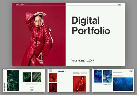 Digital Portfolio Layout