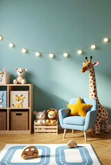 ChatGPT said:....Cozy Modern Kids Playroom Interior with Toys and Pastel Decor