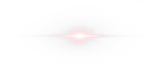 Red Light Burst PNG with Transparent Overlay Effect on transparent background