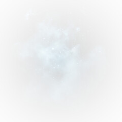Blue Smoke PNG with Mystical Overlay on transparent background