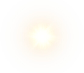 Obraz premium PNG Red and Gold Burst with Transparent Background